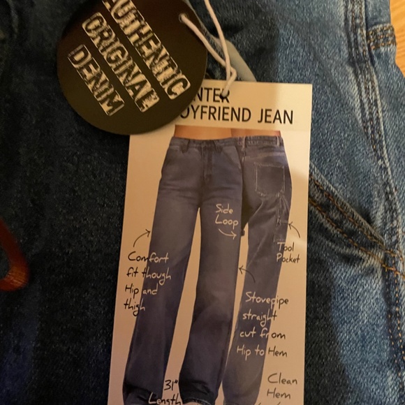 Boyfriend Jeans by SONG size 9/29 blue Denim - Picture 5 of 9